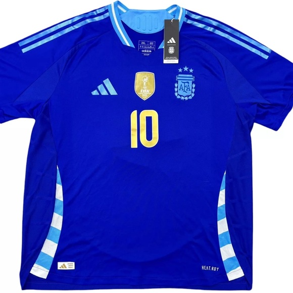 Messi 2024/ 2025 Argentina Authentic Away Soccer Jersey NWT Adidas Sz XXL‎ - Picture 1 of 6